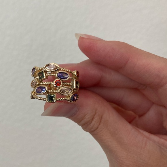 New Vanessa Mooney THE GEMSTONE RING - Picture 8 of 8